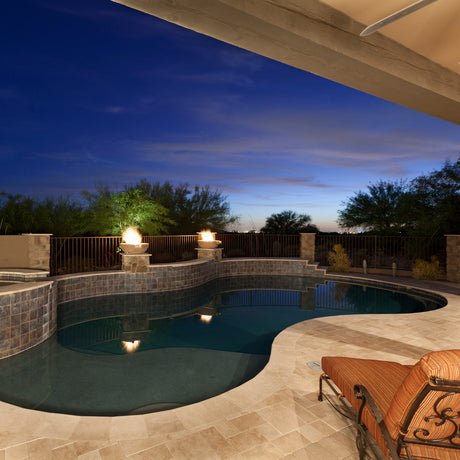 Travertine Pool Coping Classic Bullnose