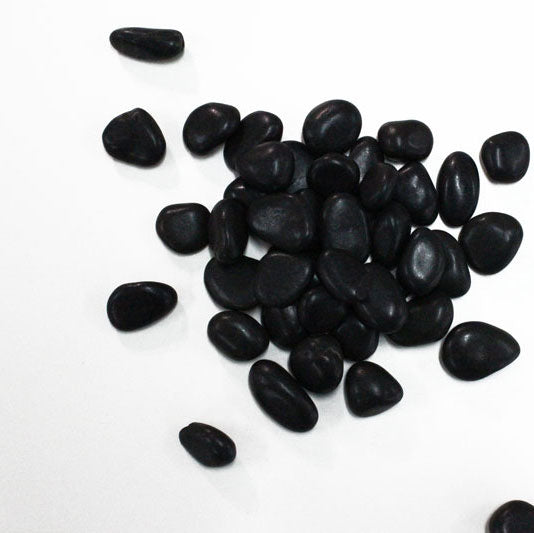 Polished Black Pebbles