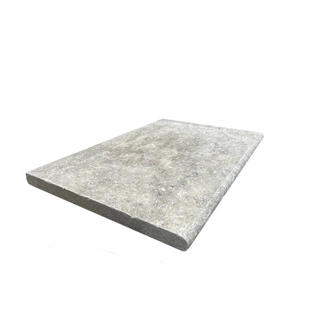 Bullnose Pavers Silver Travertine